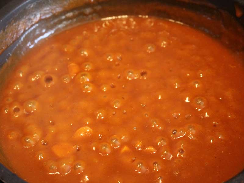 cocinar salsa brava