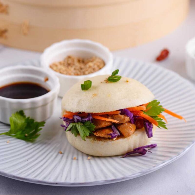 bao bun de pollo - Pan Bao o Gua Bao al vapor (receta de la masa y rellenos para disfrutarlos)