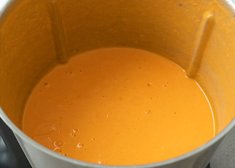 triturar salmorejo - Salmorejo con Thermomix, receta fácil en 10 minutos