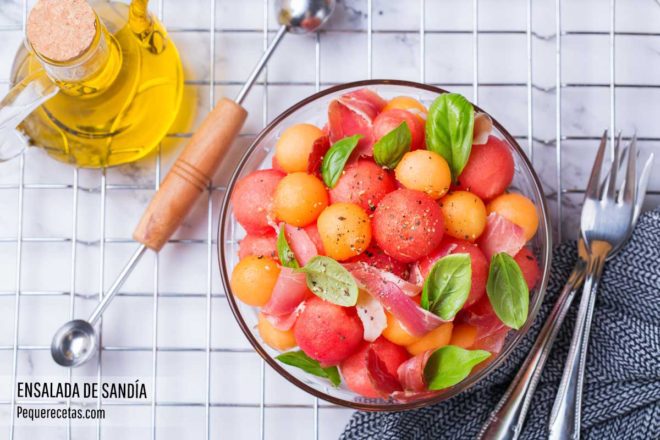 Ensalada De Sandía (7 Recetas FÁCILES) - PequeRecetas