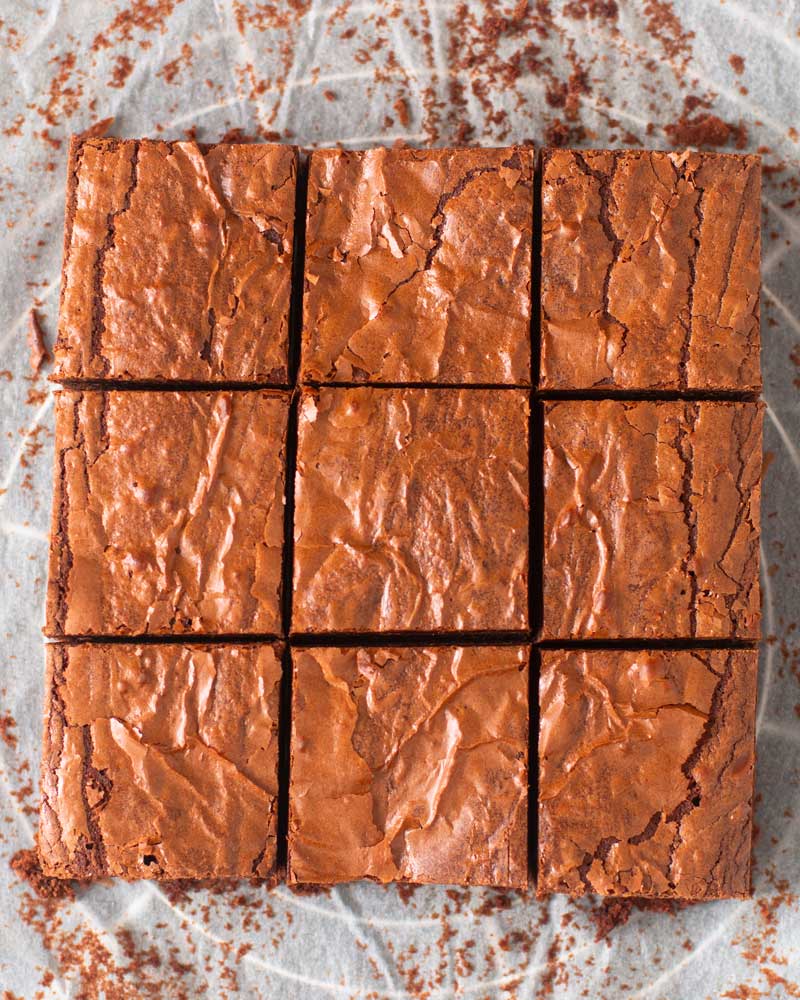 Brownie de chocolate (la MEJOR receta) - PequeRecetas