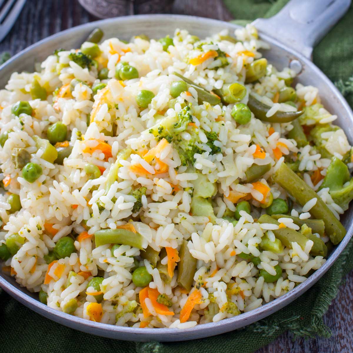 Top 72+ imagen arroz blanco con verduras receta facil