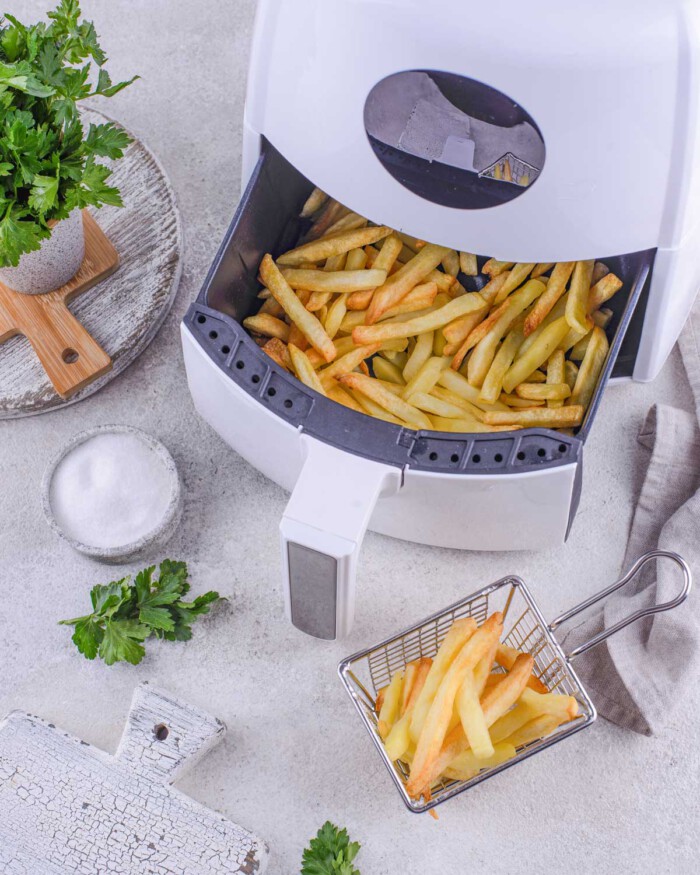 Patatas Fritas Crujientes En Freidora De Aire O Airfryer - PequeRecetas