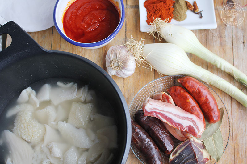 ingredientes callos a la madrileña