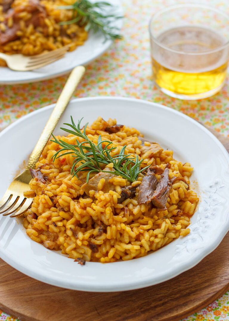 Arroz Con Secreto Y Setas - PequeRecetas