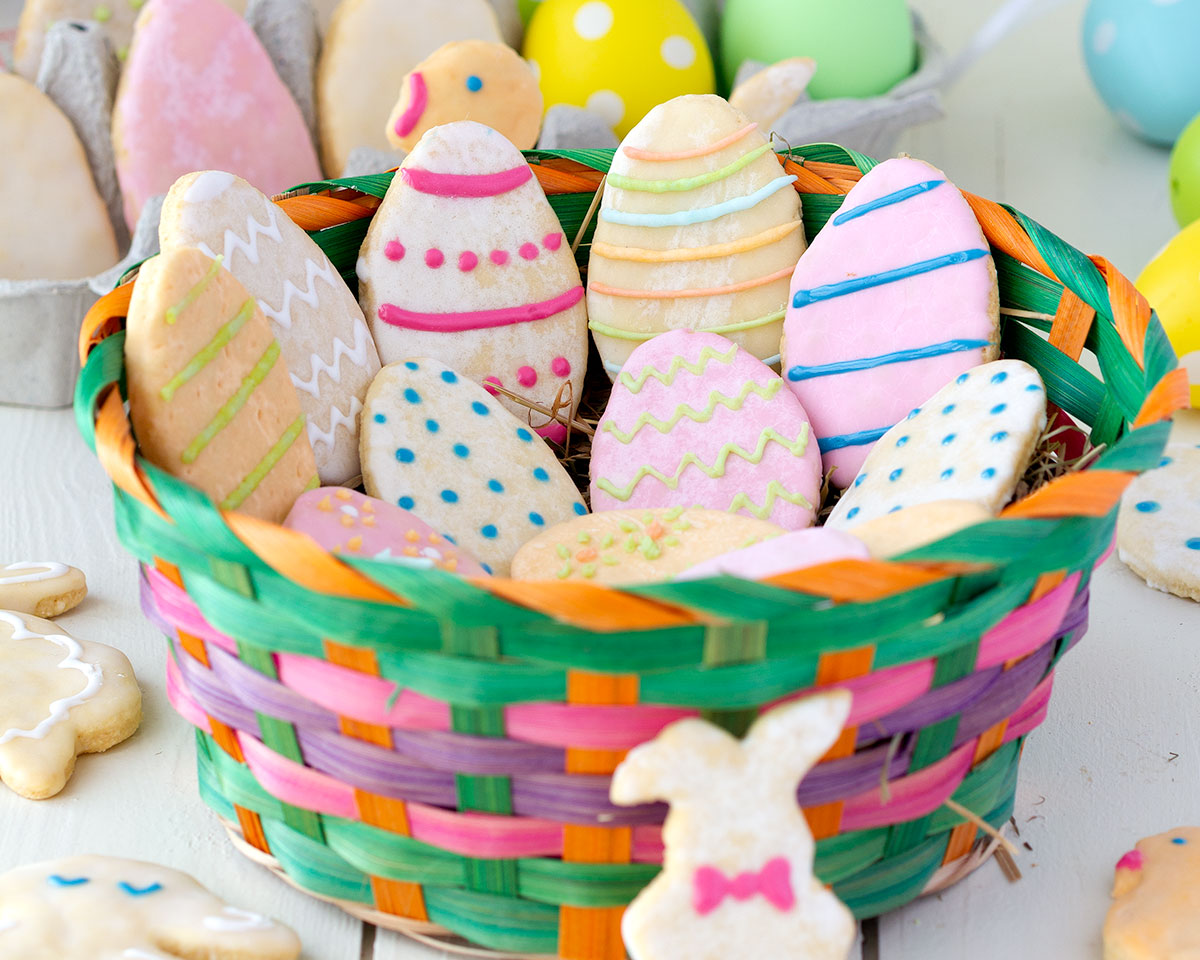 Galletas de Pascua: Huevos de Pascua y Conejitos de Pascua - PequeRecetas