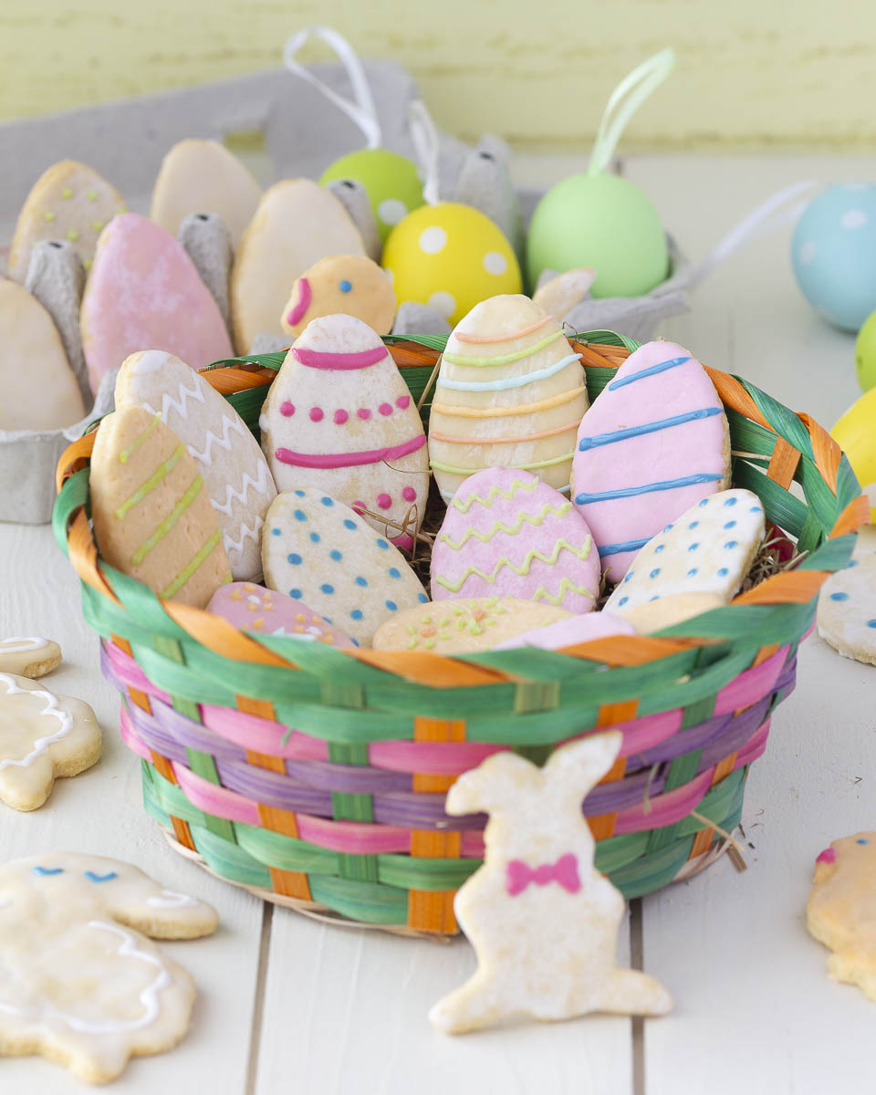 Galletas de Pascua: Huevos de Pascua y Conejitos de Pascua