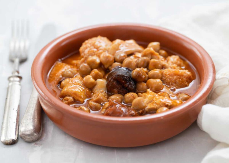 Callos con garbanzos en Thermomix (receta tradicional gallega)