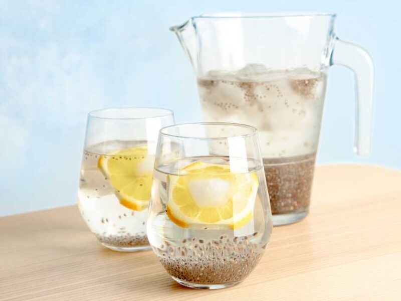 agua de chia refresco