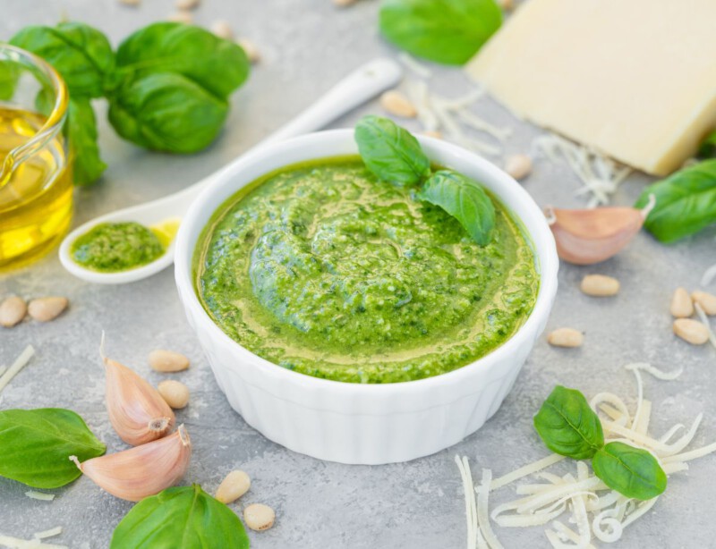 como hacer salsa pesto casera