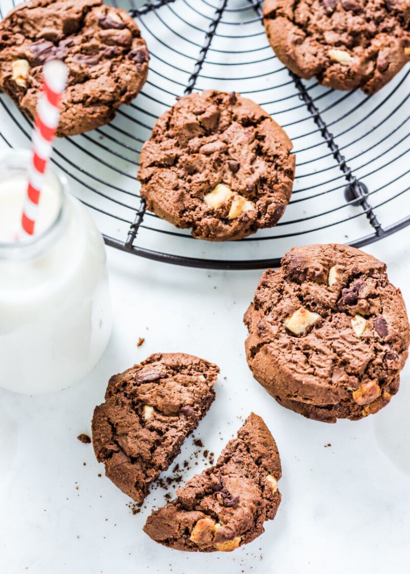 como hacer galletas de chocolate sin gluten