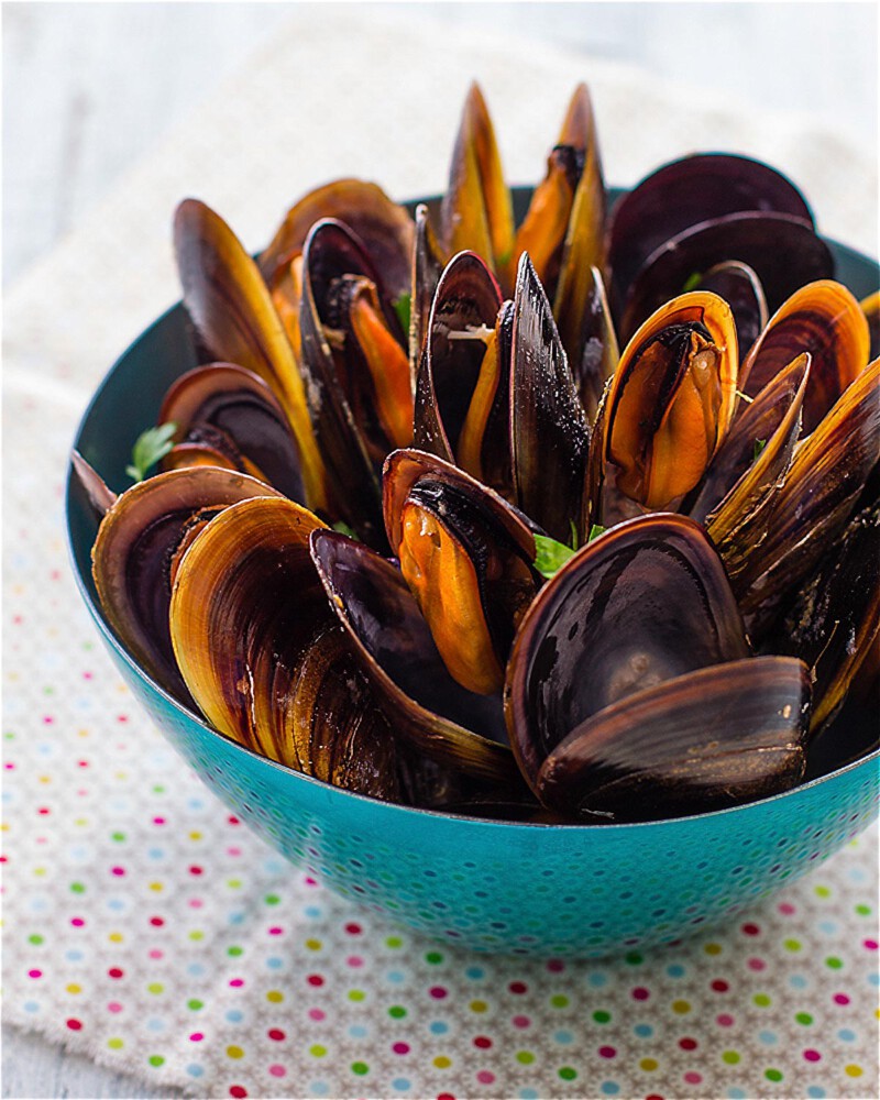 mejillones al vapor