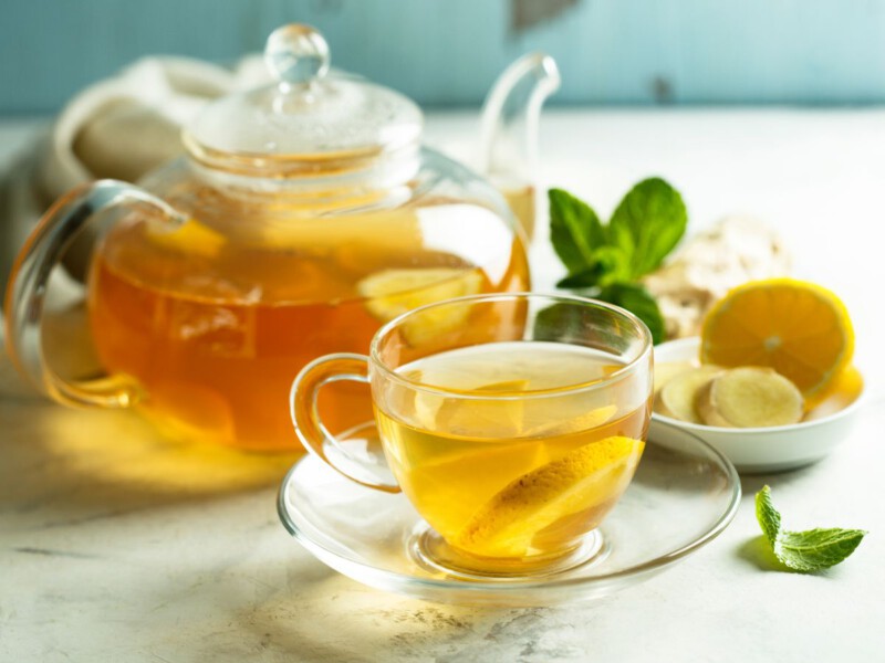 infusión o Té de jengibre y limón receta