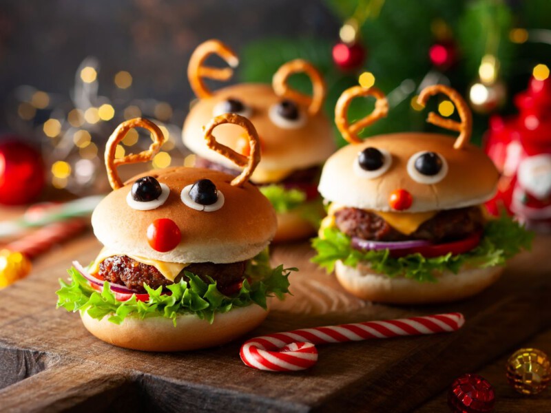 hamburguesas de navidad para ninos - Menús de Navidad caseros para todos los gustos