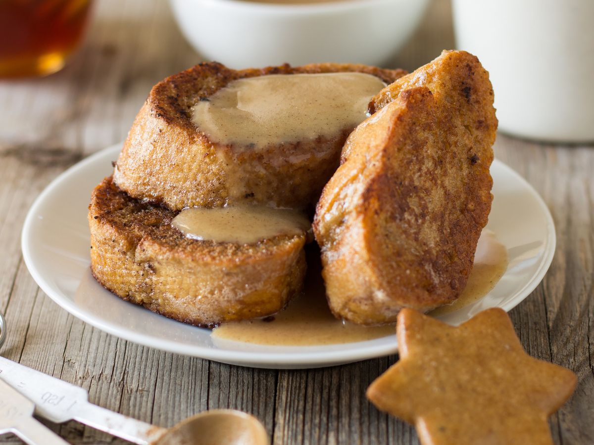 torrijas de jengibre