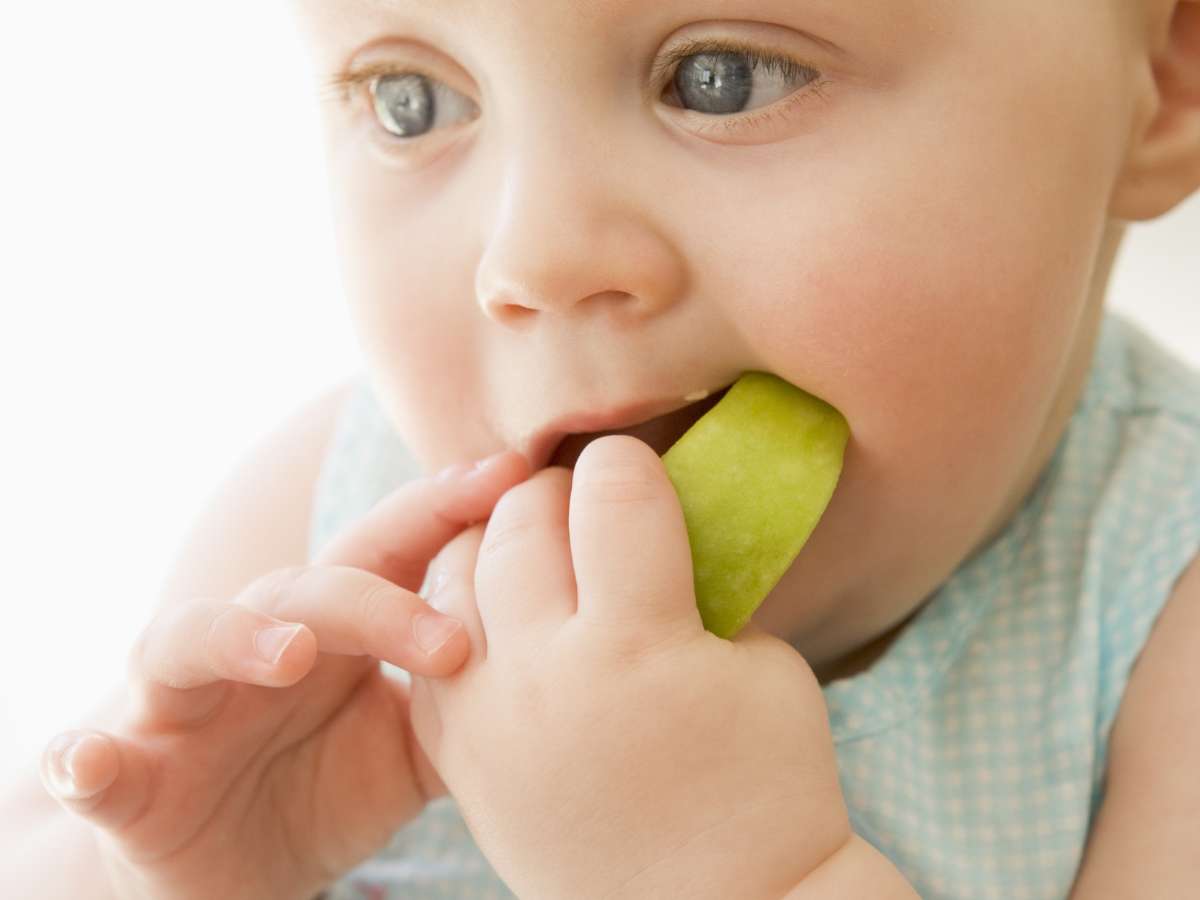 manzana para bebés BLW