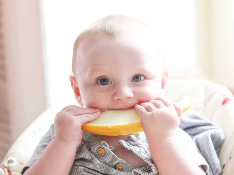 melon blw - Cómo introducir la fruta BLW para bebés