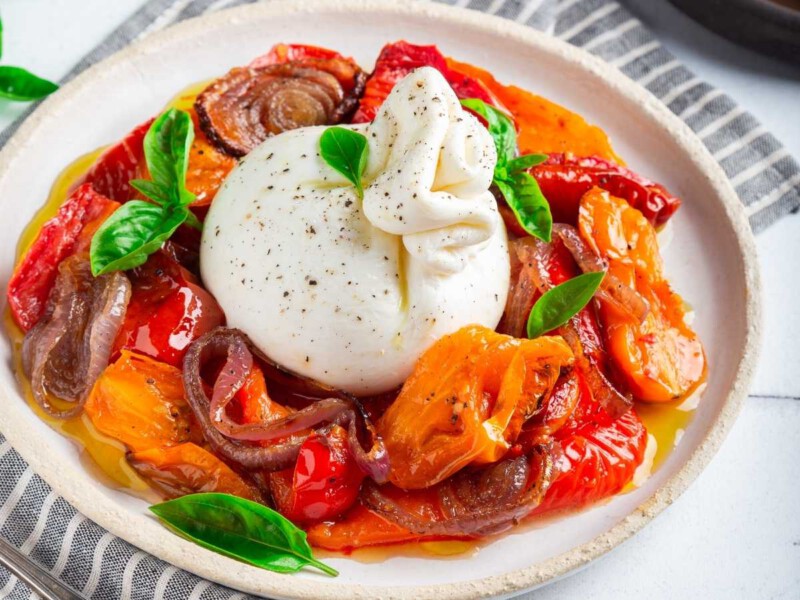 ensalada de burrata receta