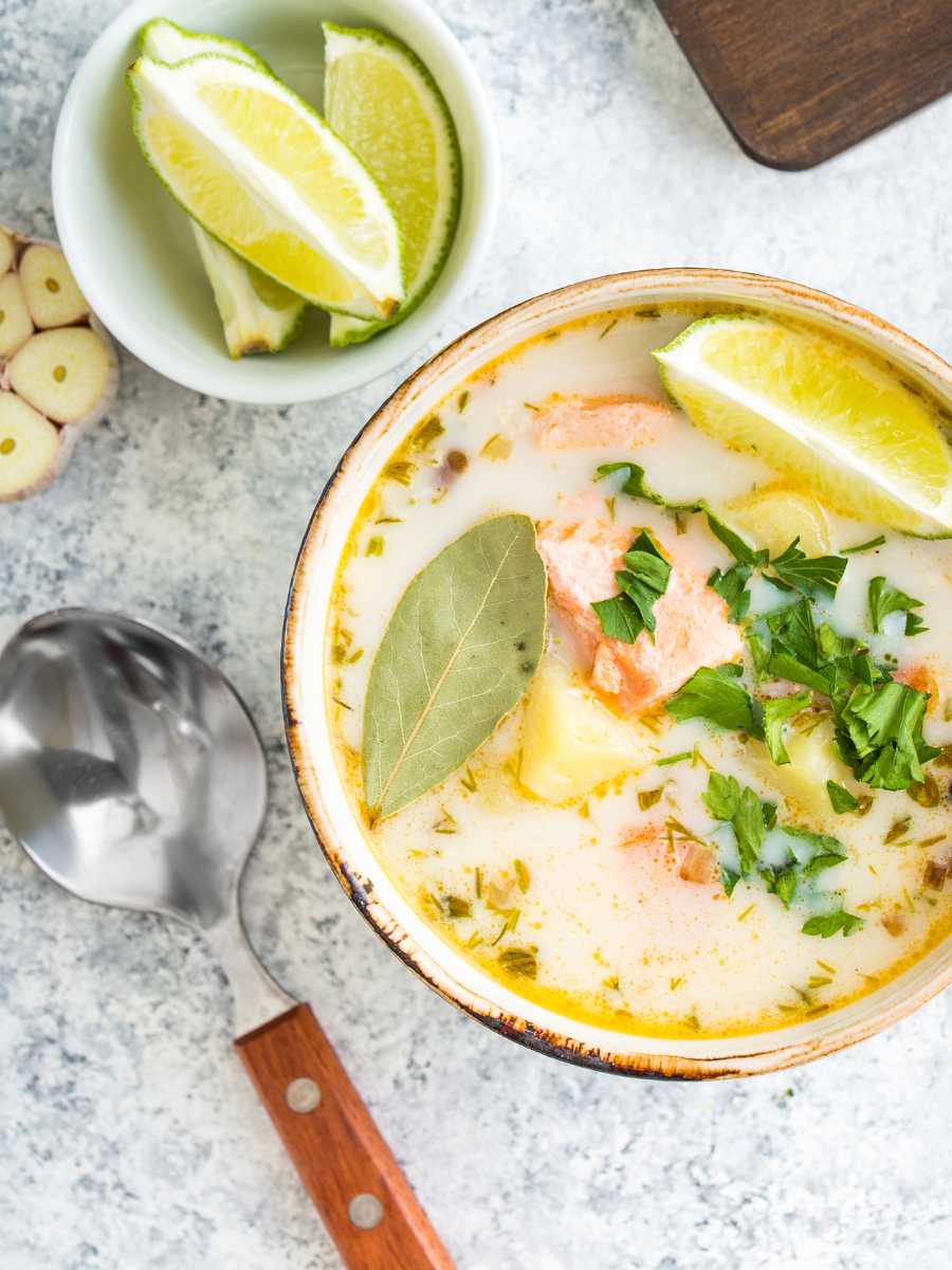 lohikeitto sopa de salmon finlandesa - Sopa de salmón finlandesa (Lohikeitto)