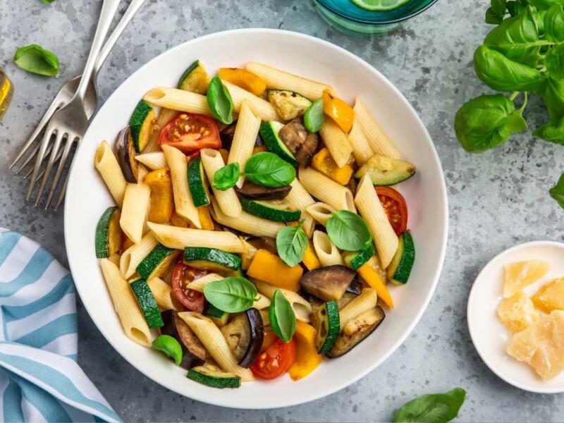 pasta con verduras