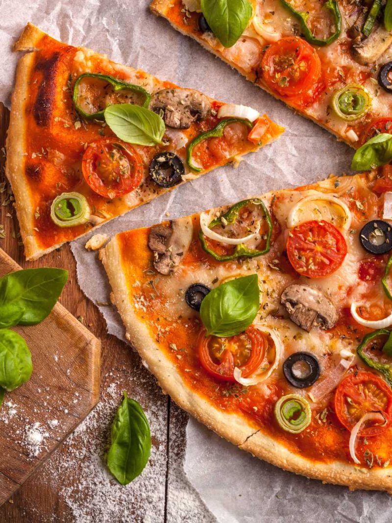 Pizza Vegetal - Cómo Hacer Pizza En Microondas Fácil Y Crujiente