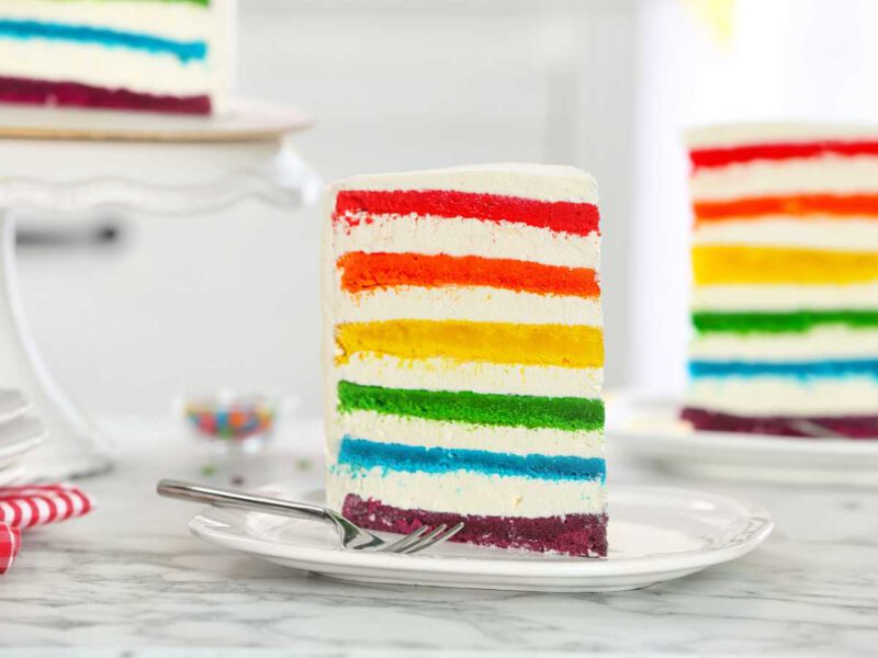 Tarta Arcoiris - Cómo Hacer Una Tarta Arcoiris (Rainbow Cake)