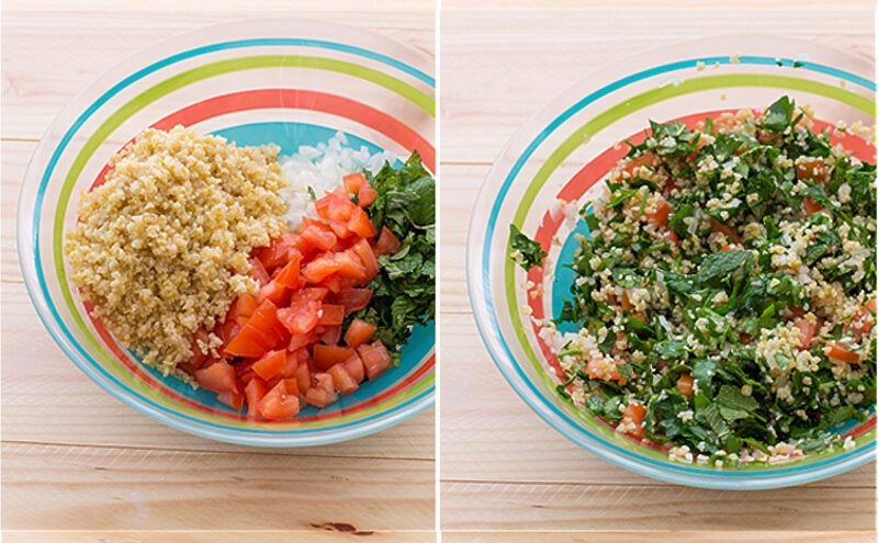 como hacer tabule arabe - Receta de Tabulé original (ensalada árabe con bulgur)