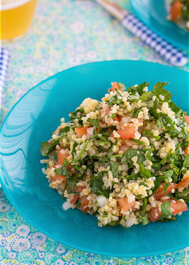 como hacer tabule ensalada arabe - Receta de Tabulé original (ensalada árabe con bulgur)