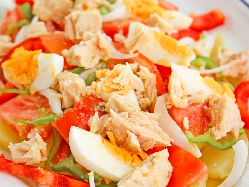 preparar ensalada campera - Ensalada campera de la abuela, la ensalada tradicional de verano