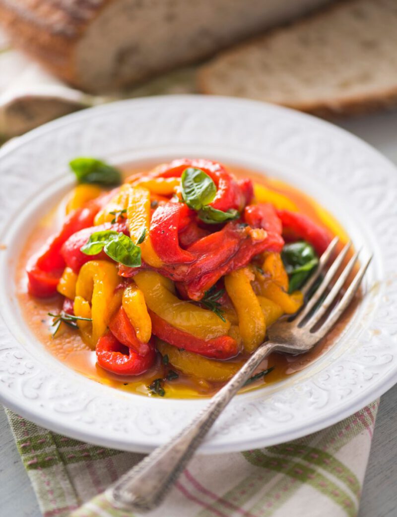 Como Hacer Ensalada De Pimientos Asados - Ensalada De Pimientos Asados