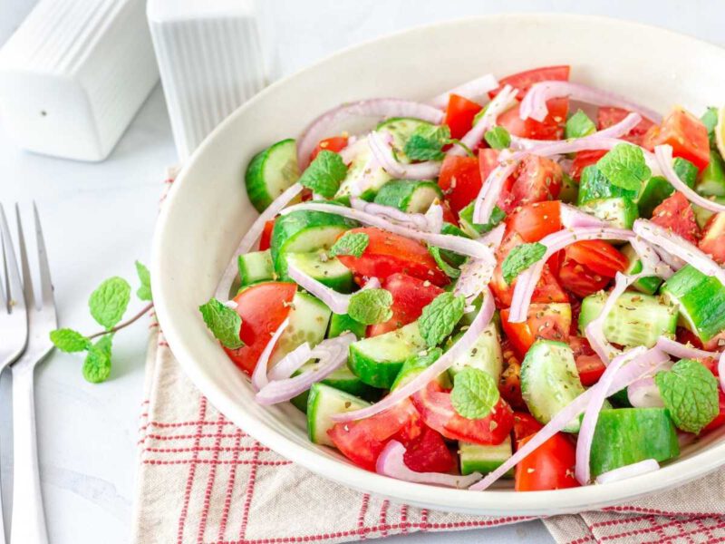 Ensalada De Pepino Y Tomate Verano - 7 Ensaladas De Pepino Perfectas Para El Verano