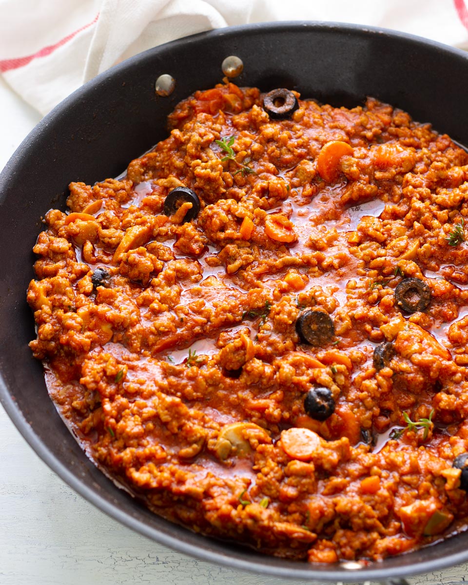 bolonesa de carne para lasana - Lasaña de carne tradicional