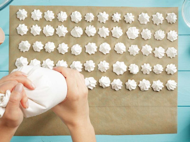 galletas de merengue italiano