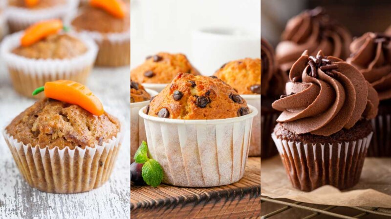 recetas de magdalenas, cupcakes y muffins