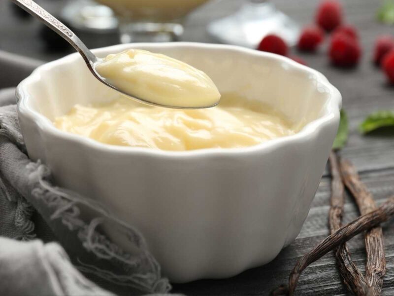 como hacer crema pastelera sin azucar - Crema pastelera sin azúcar, ligera y saludable