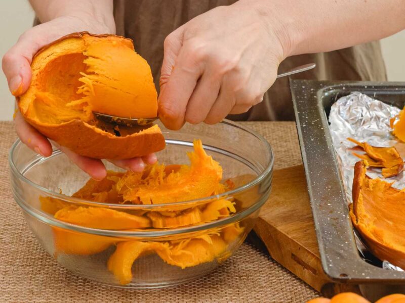 como hacer pure de calabaza casero - Pastelitos de hojaldre rellenos de calabaza