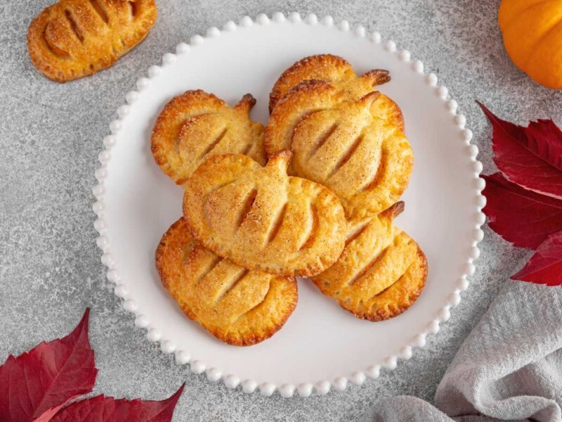 Pastelitos de hojaldre rellenos de calabaza