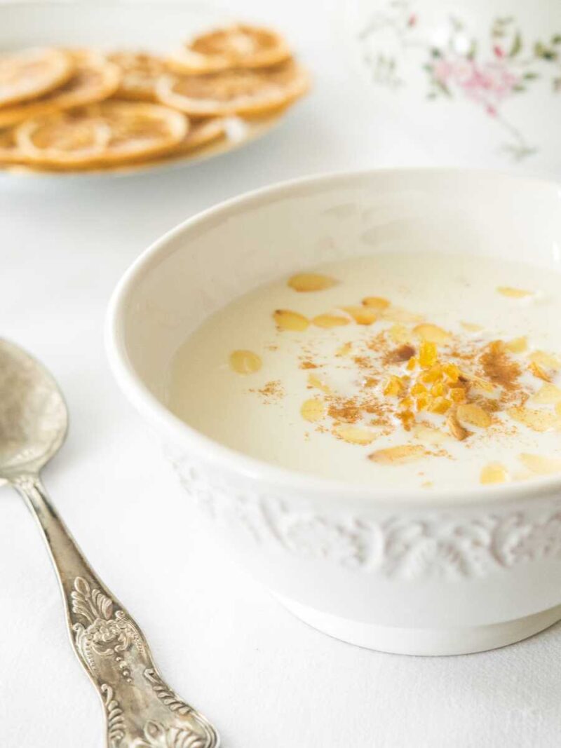 como hacer sopa de almendras dulce - Sopa de almendras dulce (receta tradicional navideña)