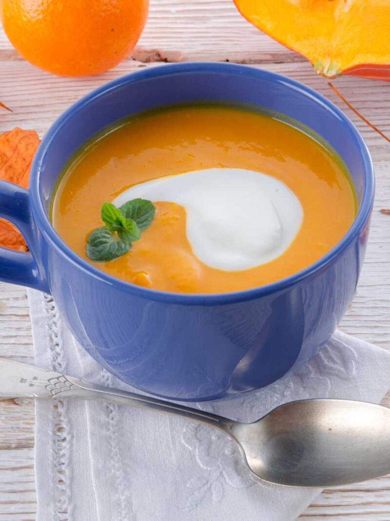 crema de calabaza y naranja 1 - Crema de calabaza y naranja