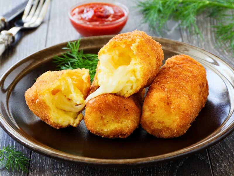 croquetas de polenta receta - 10 recetas con polenta fáciles y deliciosas