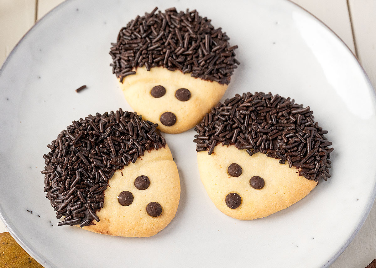 erizos galleta - Erizos de galleta, las galletas caseras ideales para hacer con niños