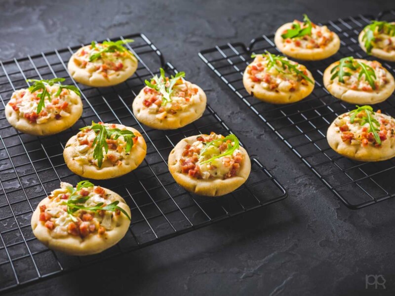 mini pizzas veganas sin gluten