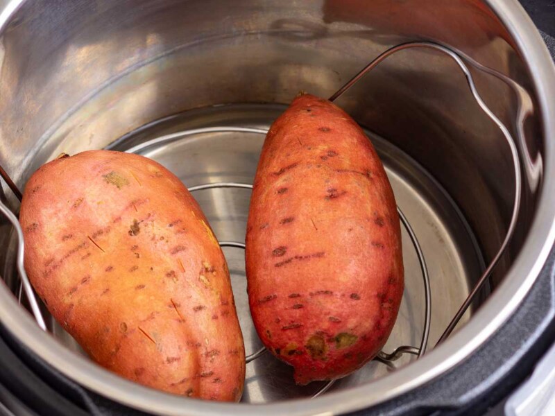 cómo cocinar camote al vapor