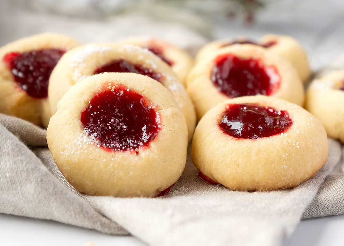 galletas mermelada engelsaugen - Galletas con mermelada (Thumbprint Cookies o Engelsaugen)