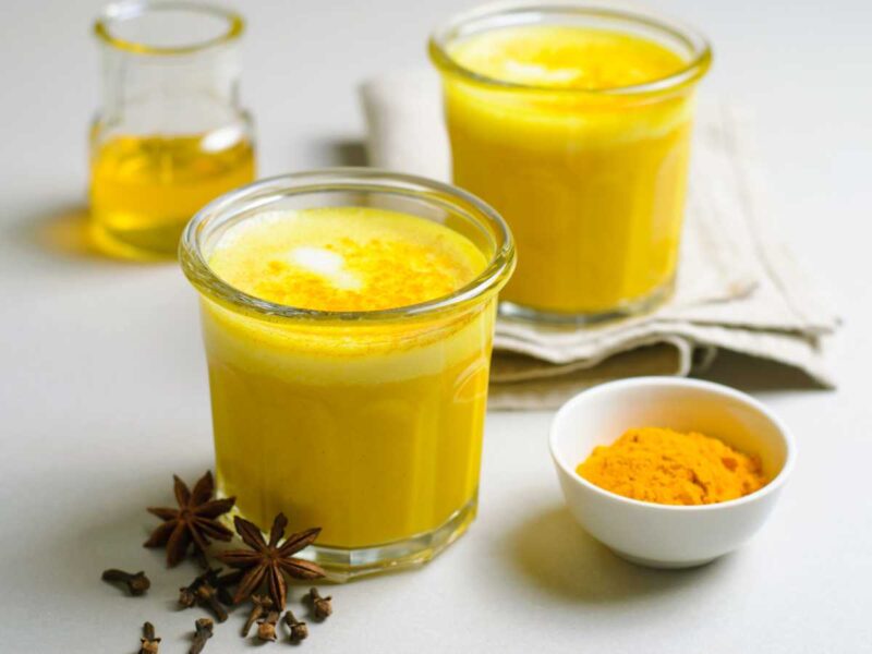 leche dorada o golden milk receta