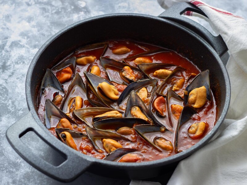 mejillones en salsa picante