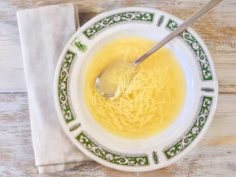 sopa de cocido maragato