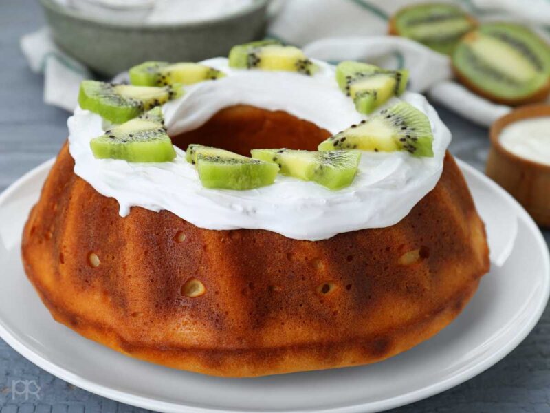 tarta de kiwi casera receta - Bizcocho de Kiwi casero (en horno o freidora de aire)