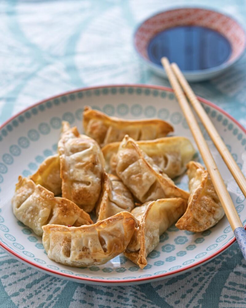 como hacer gyozas en freidora de aire