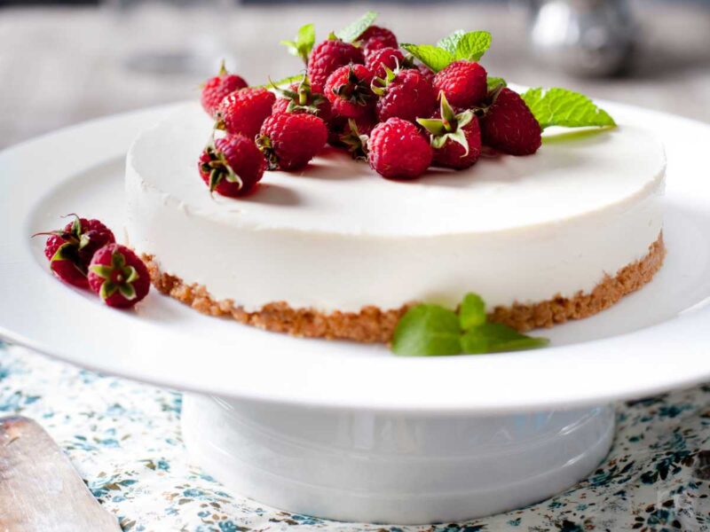 tarta de queso de cabra